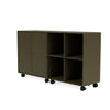 Montana -Paar klassisches Sideboard mit Castors, Oregano Green