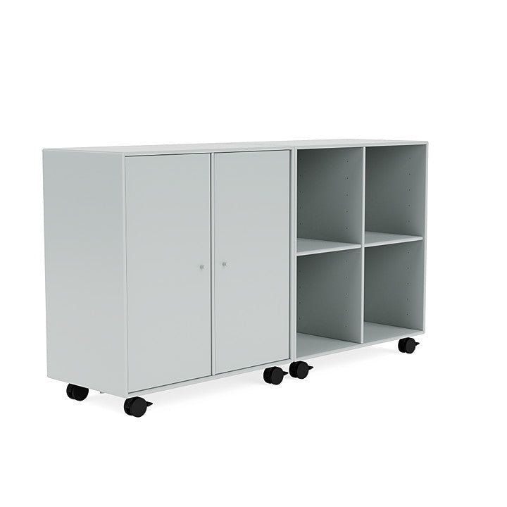 Montana -Paar klassisches Sideboard mit Castors, Austerngrau