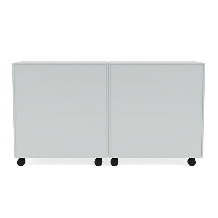 Montana -Paar klassisches Sideboard mit Castors, Austerngrau