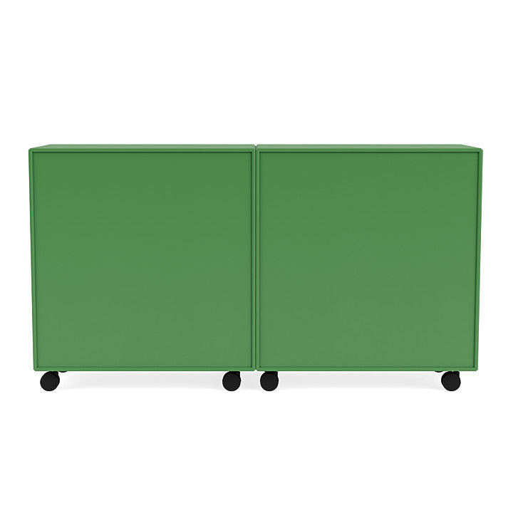 Coppia Montana Classic Sideboard con Castors, Green del prezzemolo