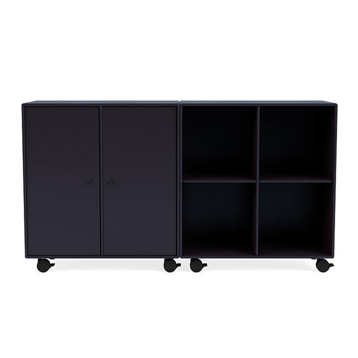 Coppia Montana Classic Sideboard con Castors, Shadow