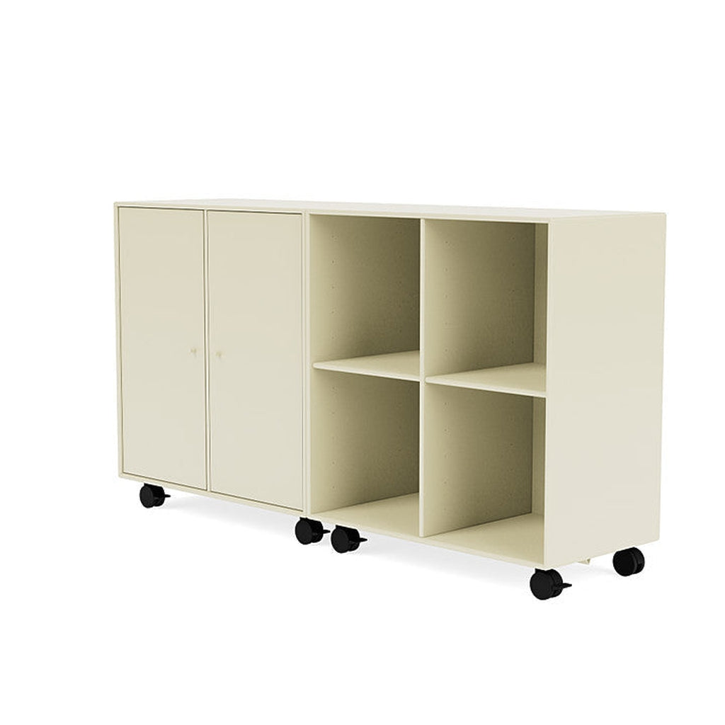 Montana Par Sideboard clásico con castores, vainilla White