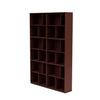 Montana lees de ruime boekenplank met 3 cm plint, masala