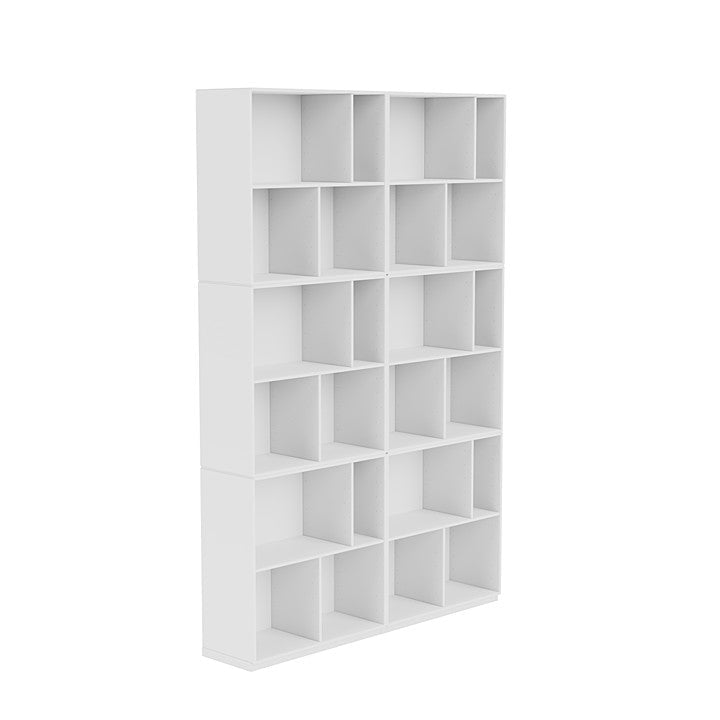 Montana Read Spacious Bookshelf With 3 Cm Plinth, New White