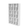 Montana lees de ruime boekenplank met 3 cm plint, nieuw wit