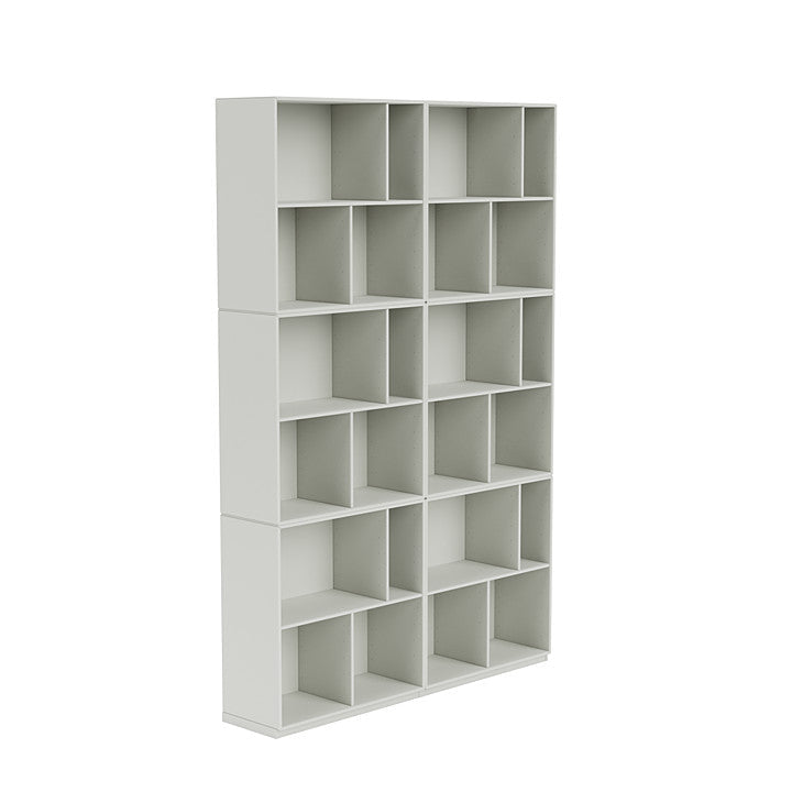 Montana Read Spacious Bookshelf With 3 Cm Plinth, Nordic White