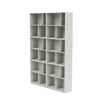 Montana lees de ruime boekenplank met 3 cm plint, Noordse wit