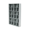 Montana lees de ruime boekenplank met 3 cm plint, Oyster Gray