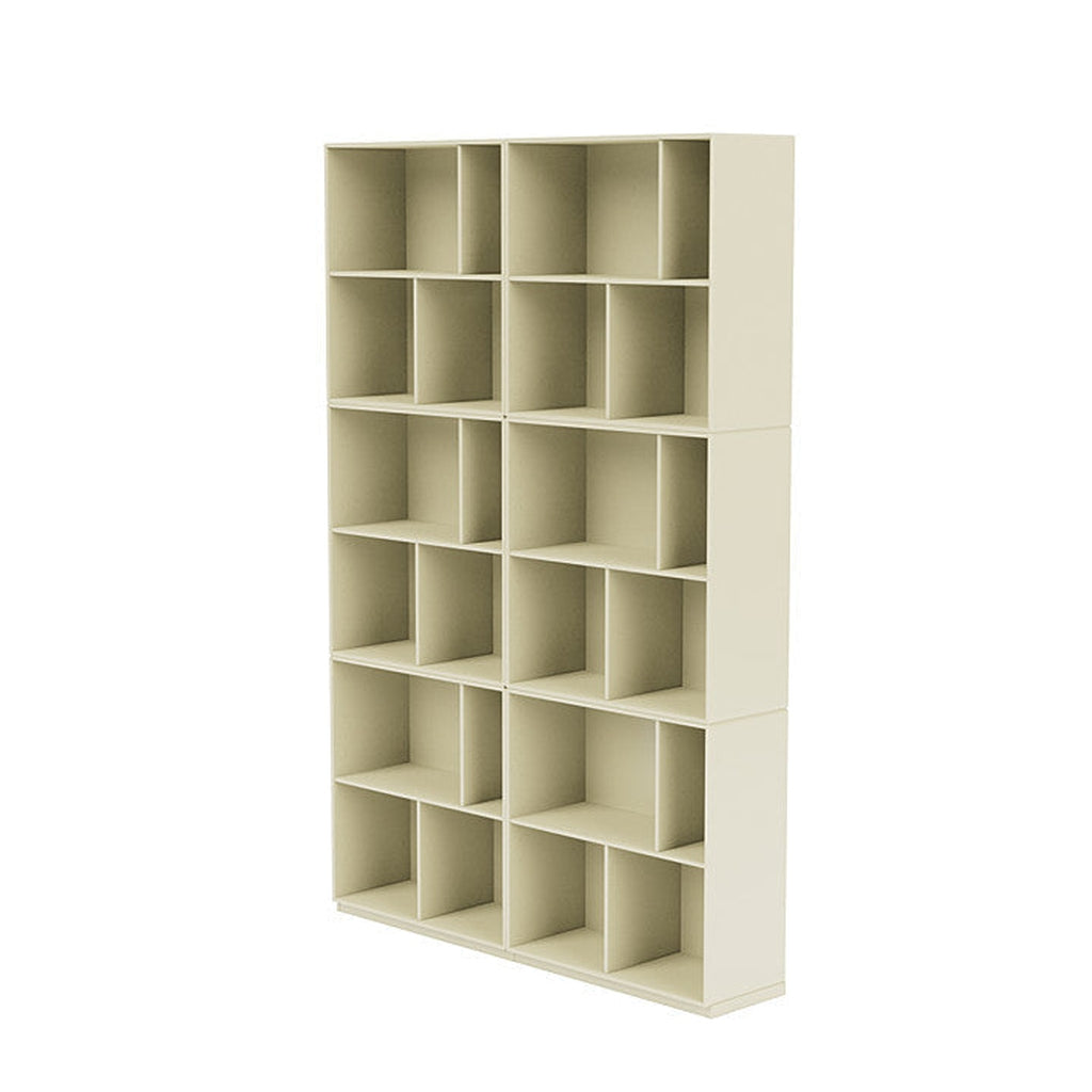 Montana Leggi la spaziosa libreria con plinto da 3 cm, Vanilla White