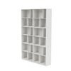 Montana las de ruime boekenplank met 3 cm plint, wit