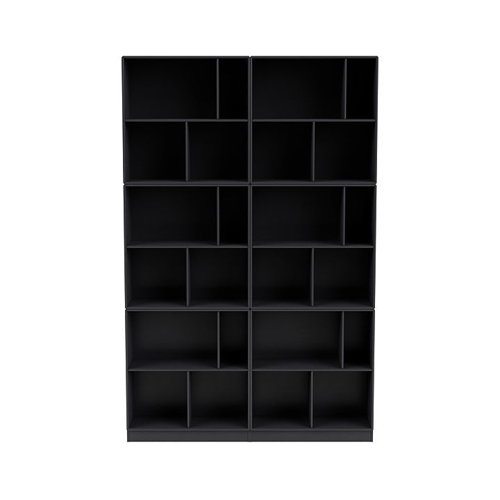 Montana Read Spacious Bookshelf With 7 Cm Plinth, Anthracite