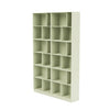 Montana lezen ruime boekenplank met 7 cm plint, Pomelo Green