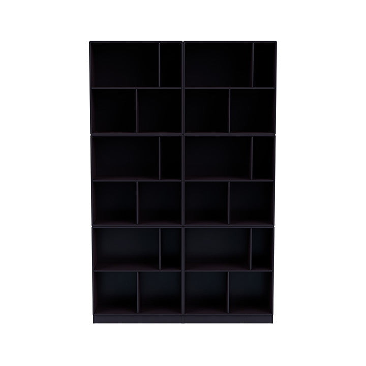 Montana Read Spacious Bookshelf With 7 Cm Plinth, Shadow