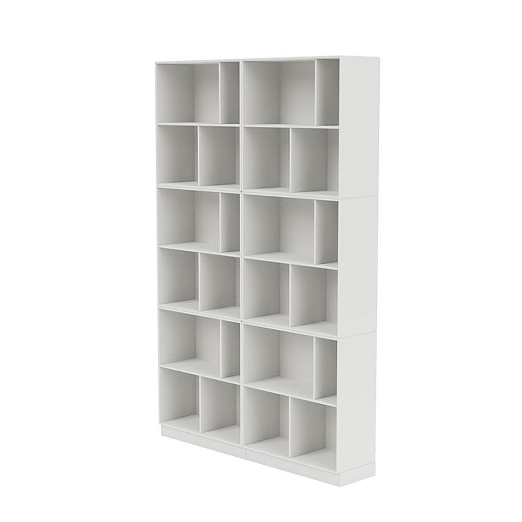 Montana Read Spacious Bookshelf With 7 Cm Plinth, White