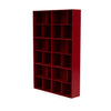 Montana Read Spacious Bookshelf With Suspension Rail, Beetroot Red