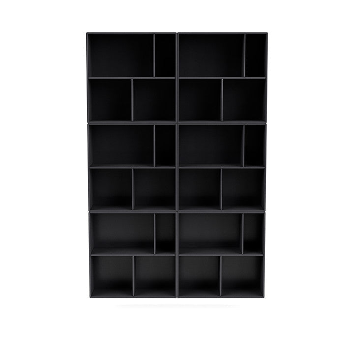 Montana Read Spacious Bookshelf With Suspension Rail, Carbon Black