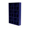 Montana las de ruime boekenplank met ophangrail, Monarch Blue