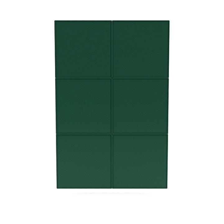 Montana las de ruime boekenplank met ophangrail, Pine Green