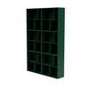 Montana las de ruime boekenplank met ophangrail, Pine Green