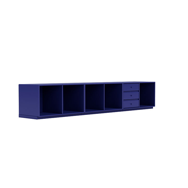 Montana REST -Bank mit 3 cm Sockel, Monarchblau