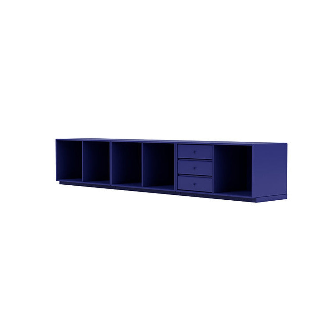 Montana REST -Bank mit 3 cm Sockel, Monarchblau