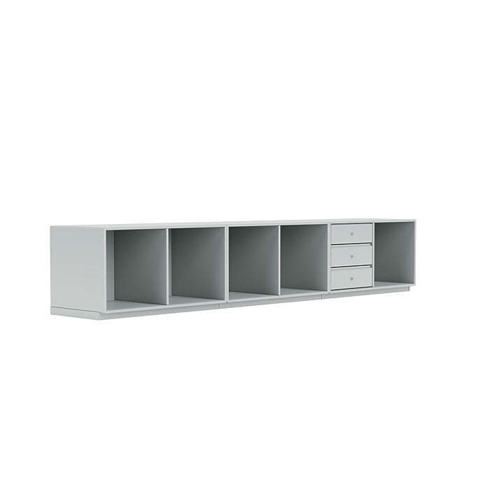 Panca a riposo del Montana con plinto da 3 cm, grigio Oyster