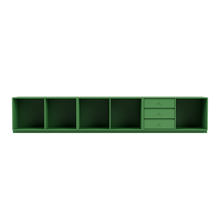 Banc de repos du Montana avec du socle de 3 cm, vert de persil Green