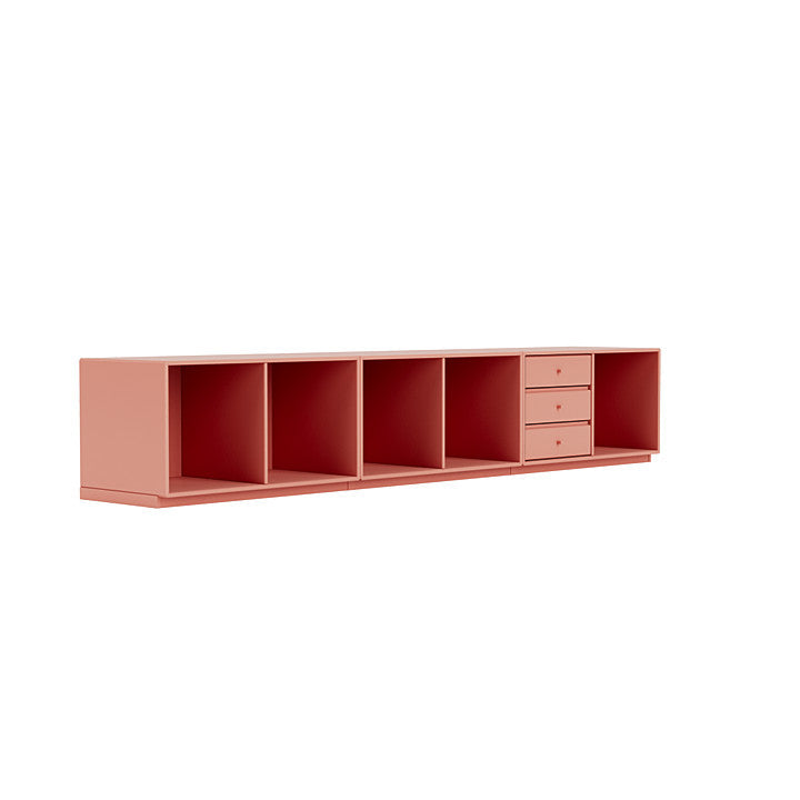 Montana Rest Banc avec du socle de 3 cm, Rhubarbe rouge