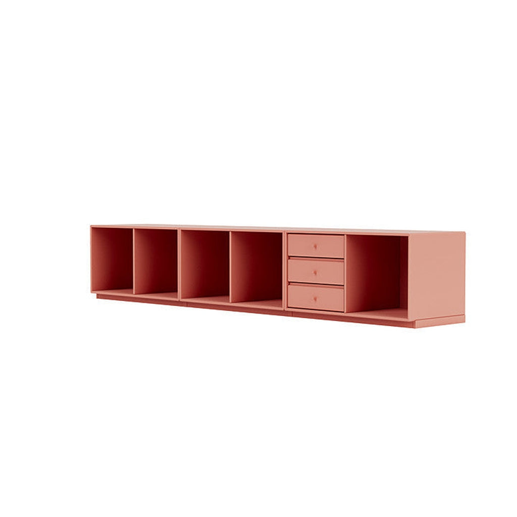 Montana Rest Banc avec du socle de 3 cm, Rhubarbe rouge