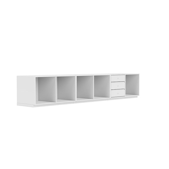 Montana Rest Banc avec du socle de 3 cm, White-Blanche