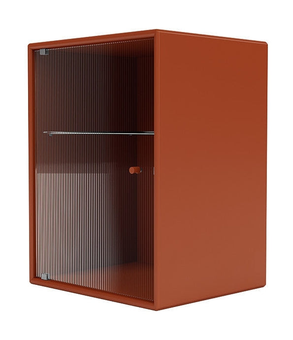 Armoire de salle de bain Montana Ripple, Hokkaido Brown