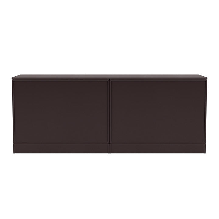 Montana Save Lowboard avec du socle de 7 cm, brun balsamique