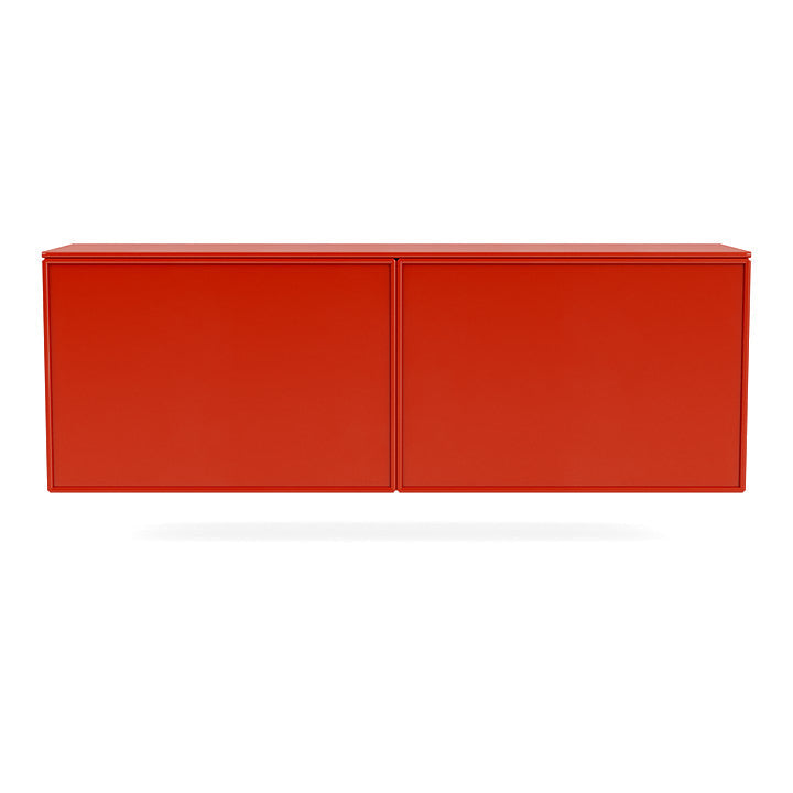 Montana Save Lowboard avec rail de suspension, Rosehip Red