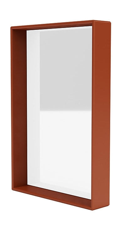 蒙大拿州的货架镜，带架子框架，北海道棕色