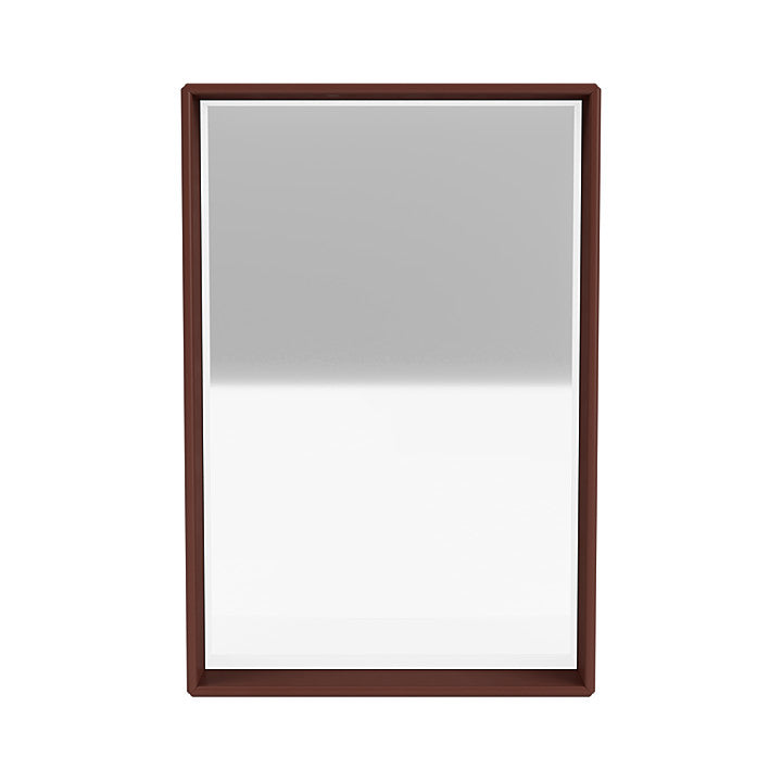 Montana Shelfie Mirror con marco de estante, masala