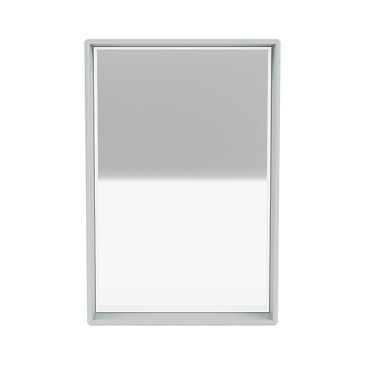 Montana Shelfie Mirror met plankframe, Oyster Gray