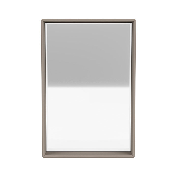 Montana Shelfie Mirror met plankframe, truffelgrijs