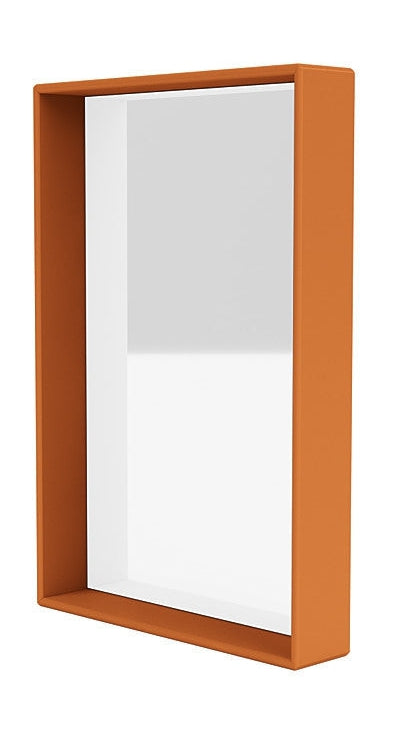 Montana Shelfie Mirror With Shelf Frame, Turmeric Yellow