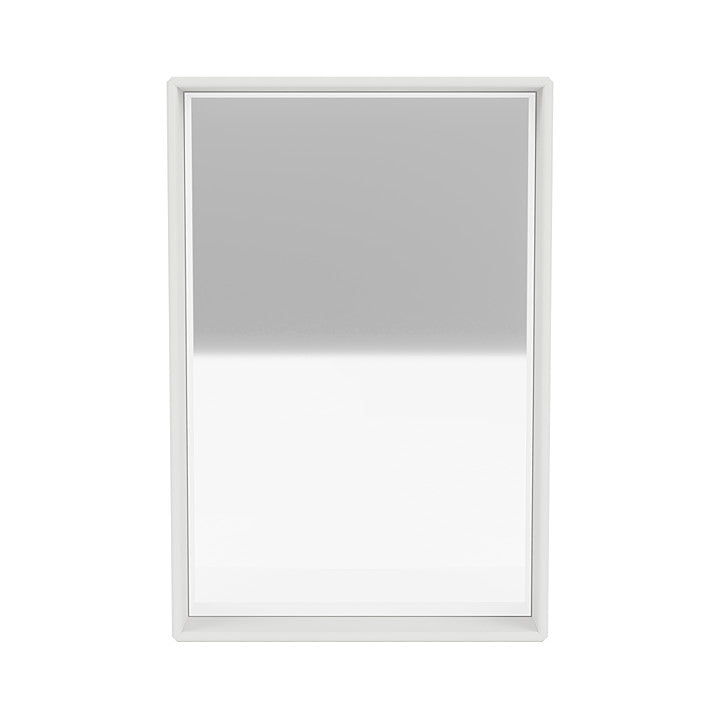 Montana Shelfie Mirror met plankframe, wit