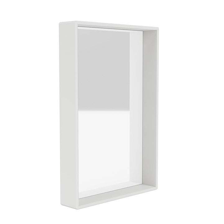 Montana Shelfie Specchio con cornice di scaffale, bianco