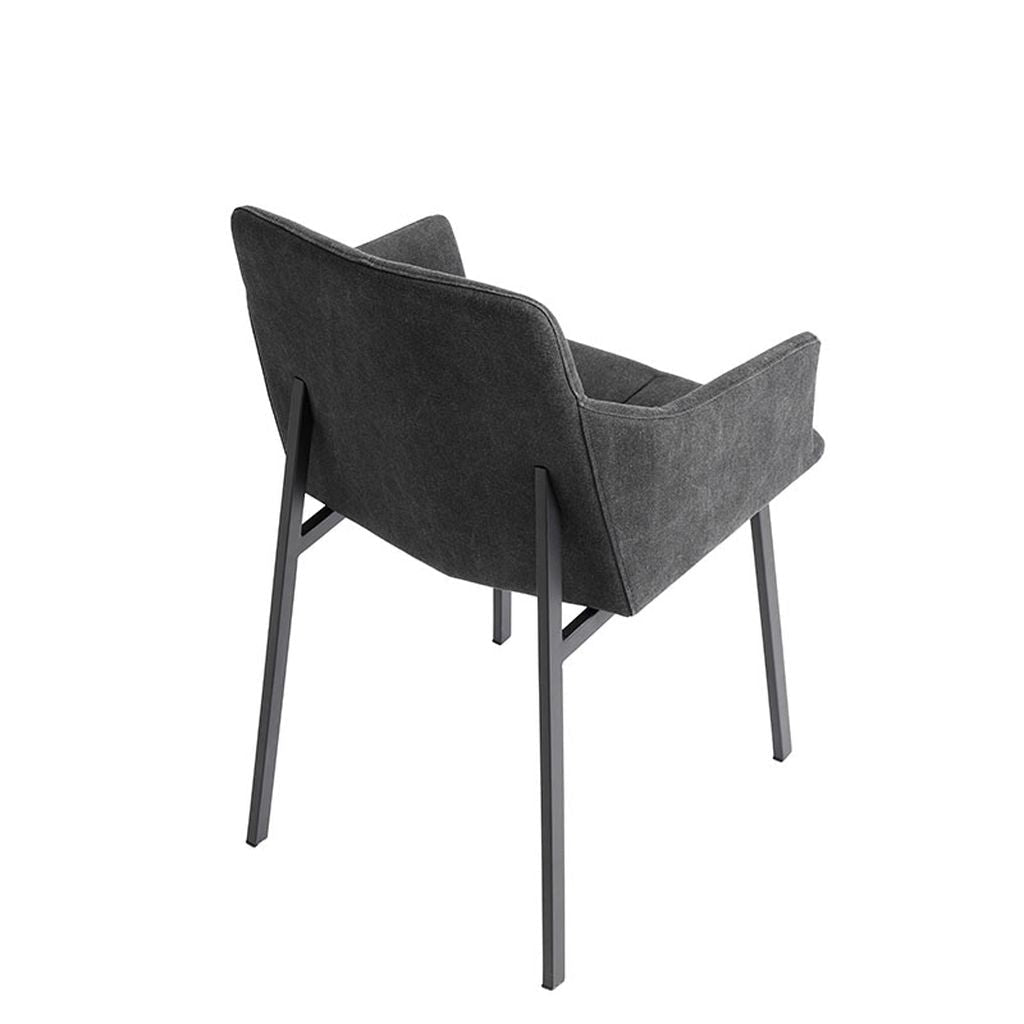 Muubs Chamfer Armchair, Anthracite/Black