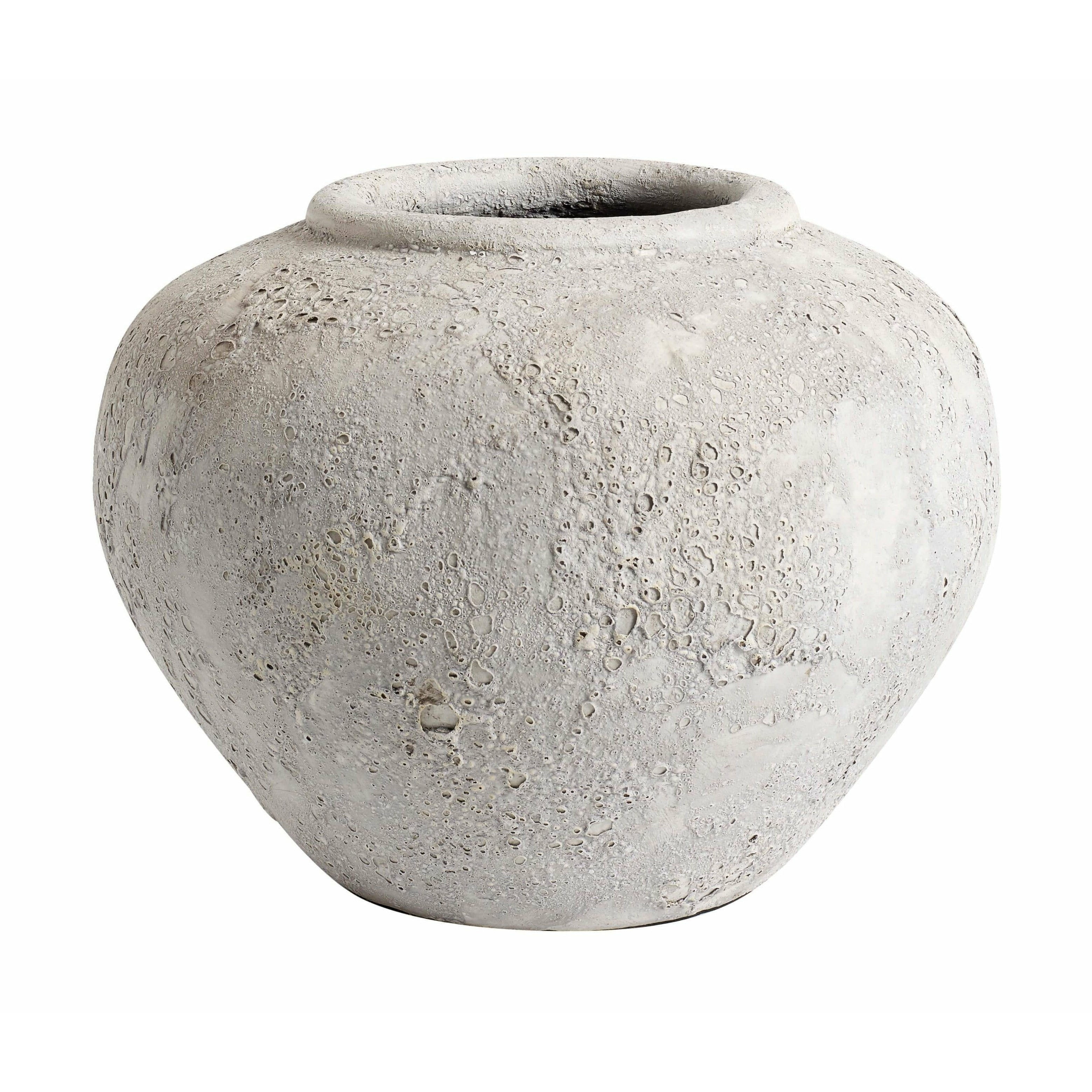 Muubs Luna Vase Gray, 26cm