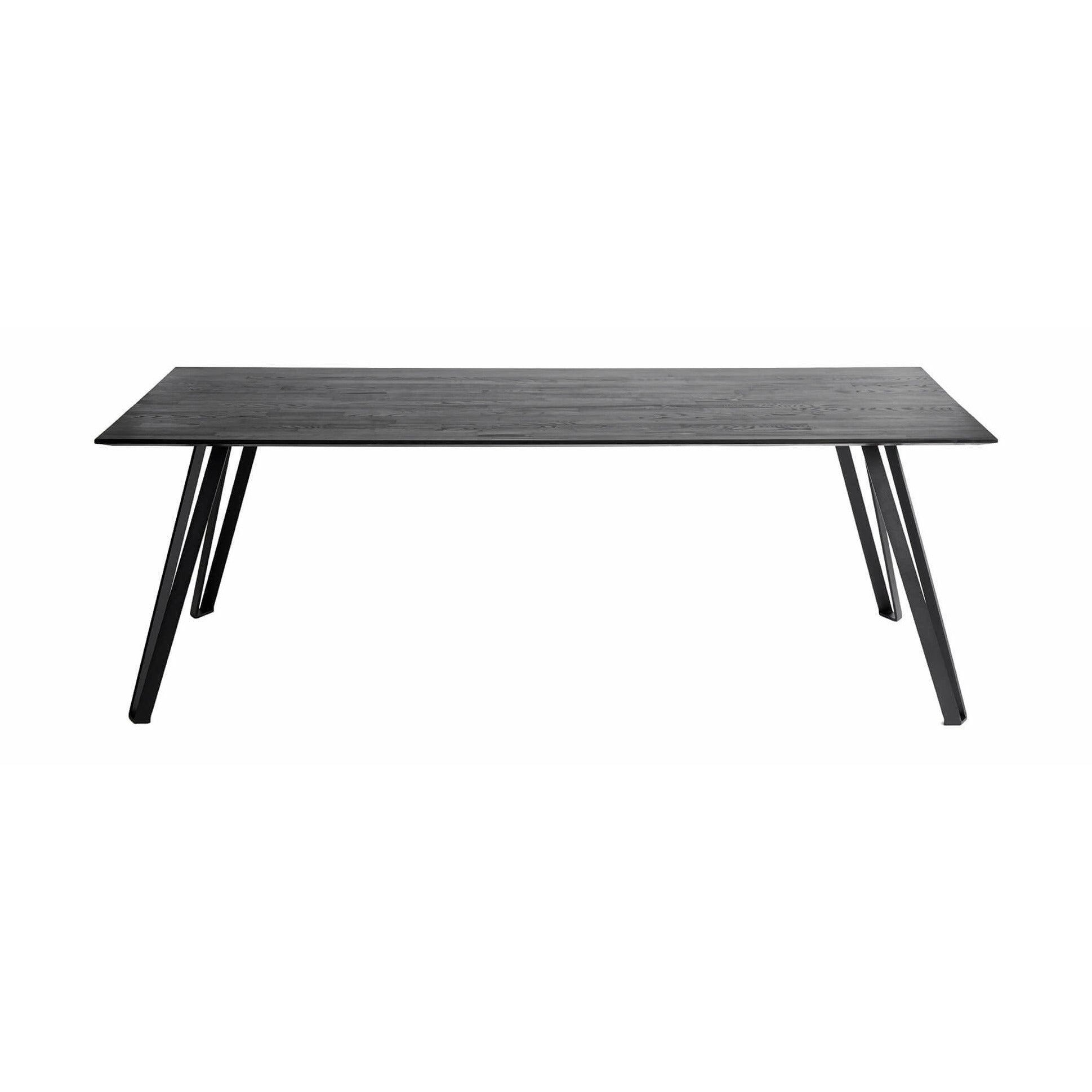 Muubs Table à manger spatiale noir, 220 cm