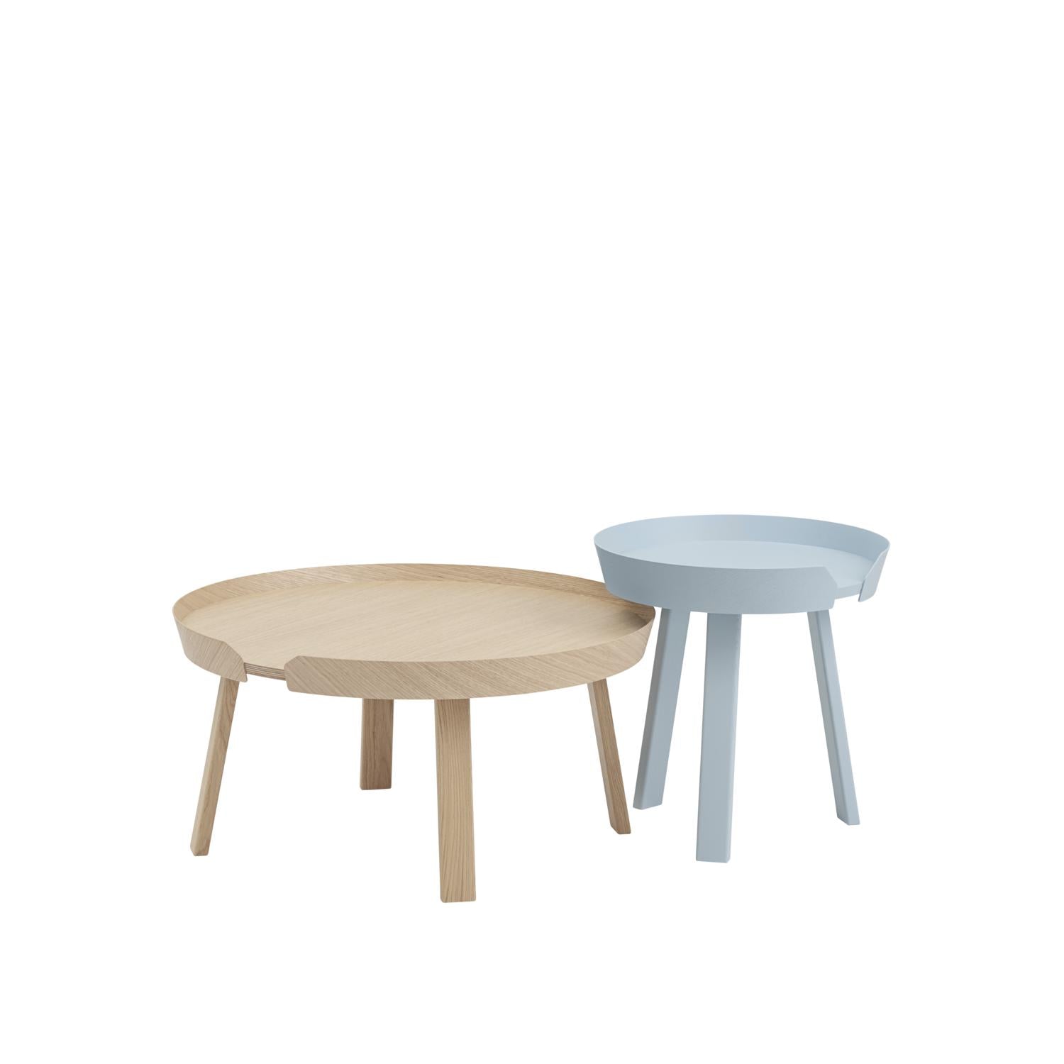 Muuto intorno al tavolino Ø 45 cm, azzurro