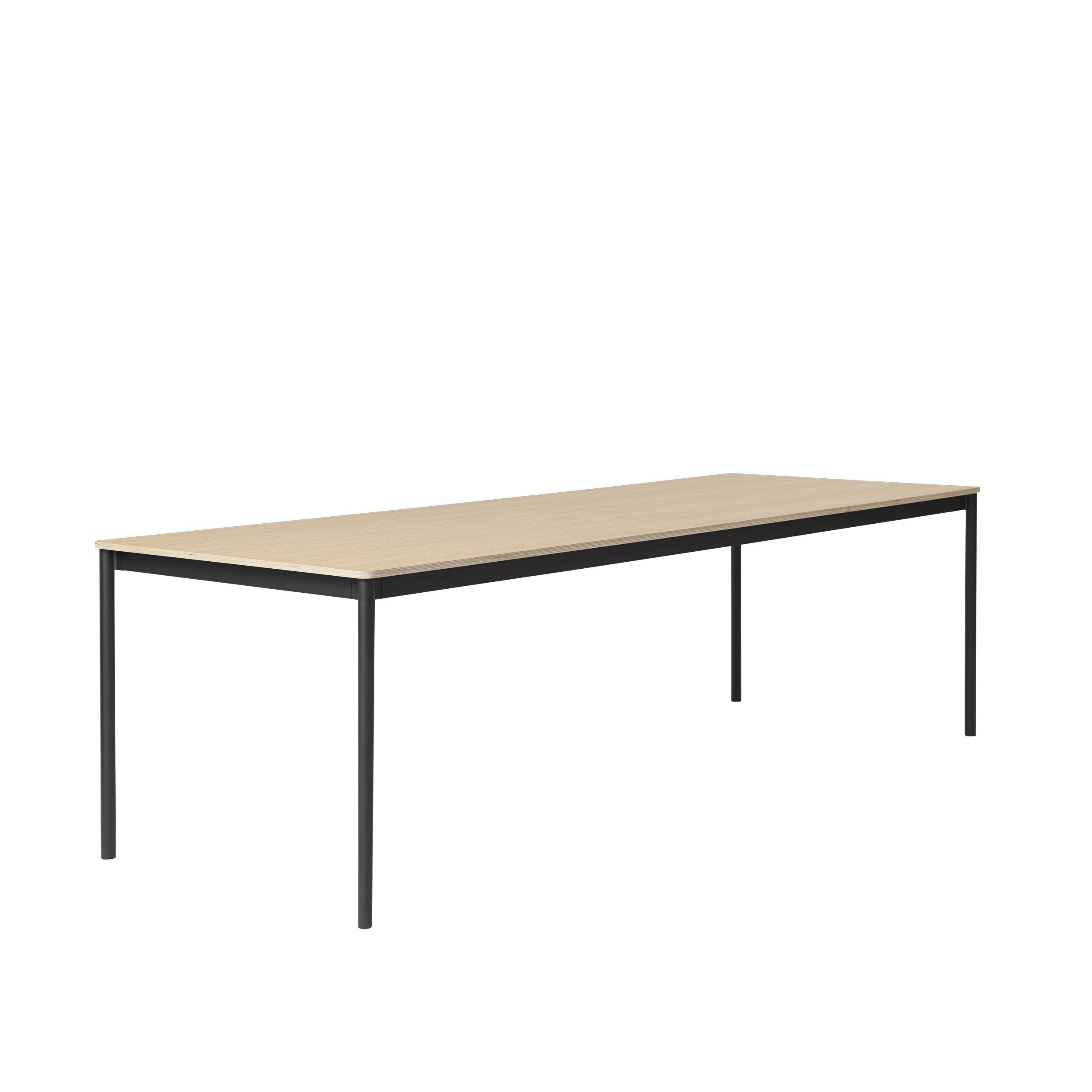 Muuto base tabell 190 x85 cm, eik/svart