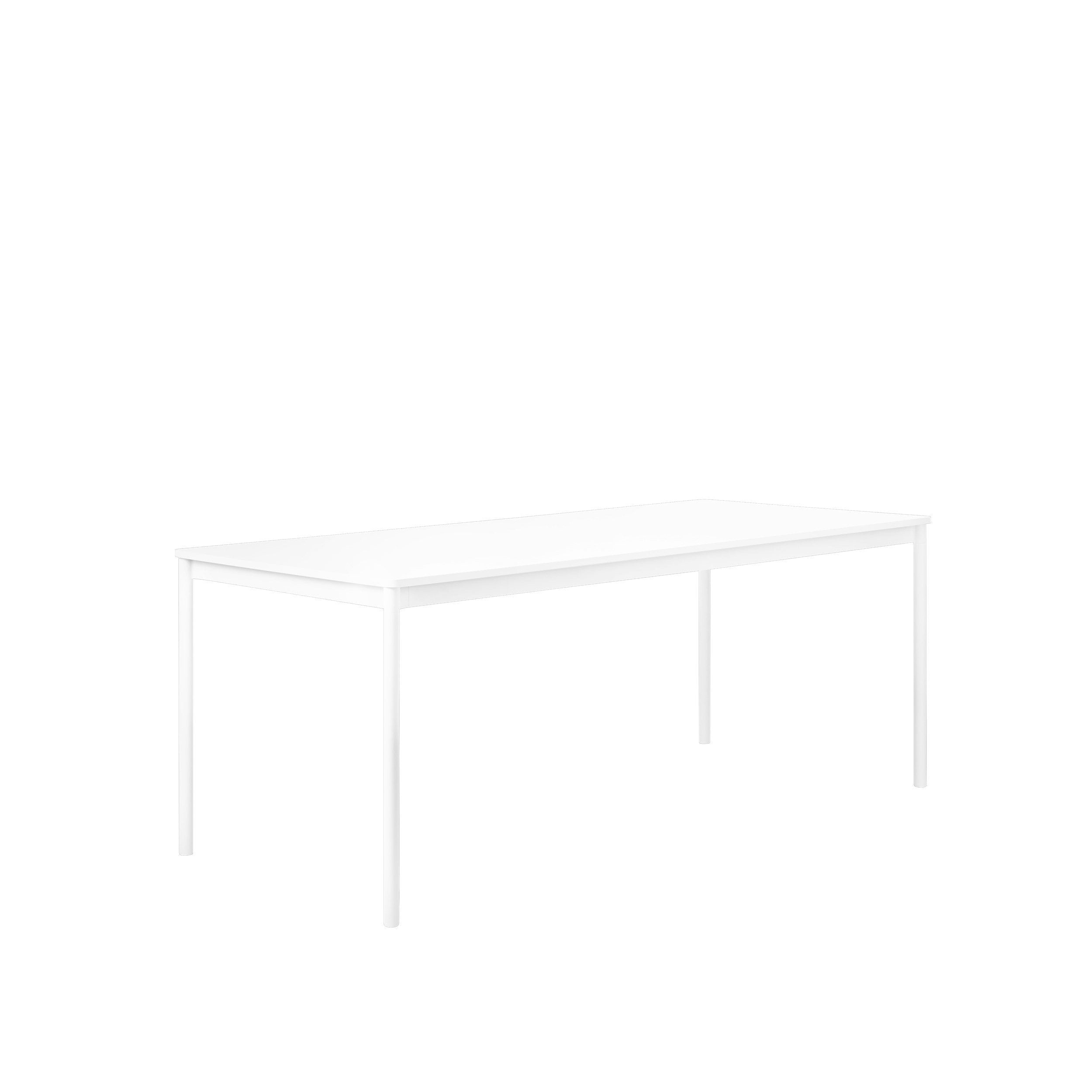 Muuto base tabell 250 x90 cm, hvit