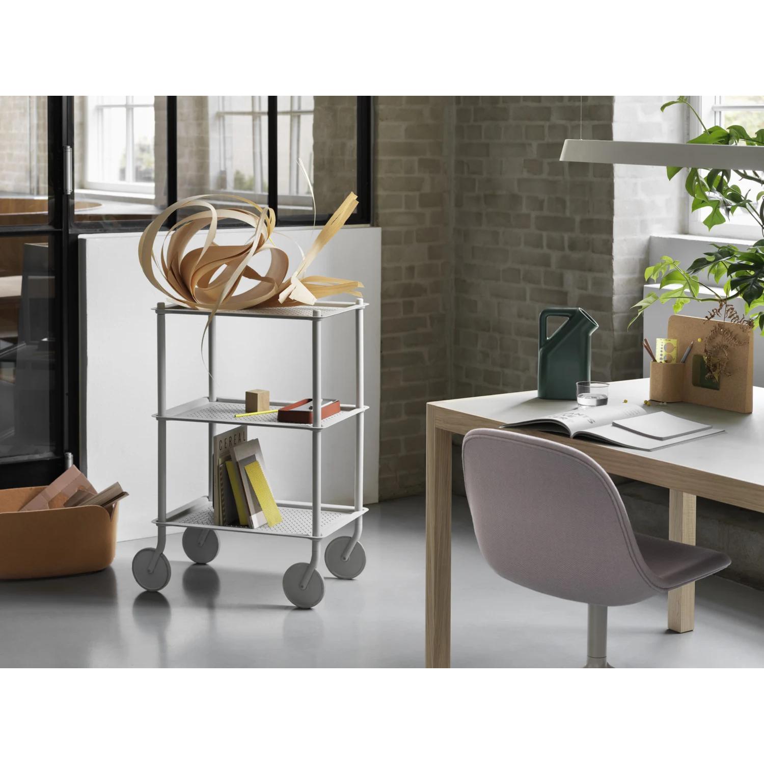 Muuto Flow Trolley 3 Capa, gris