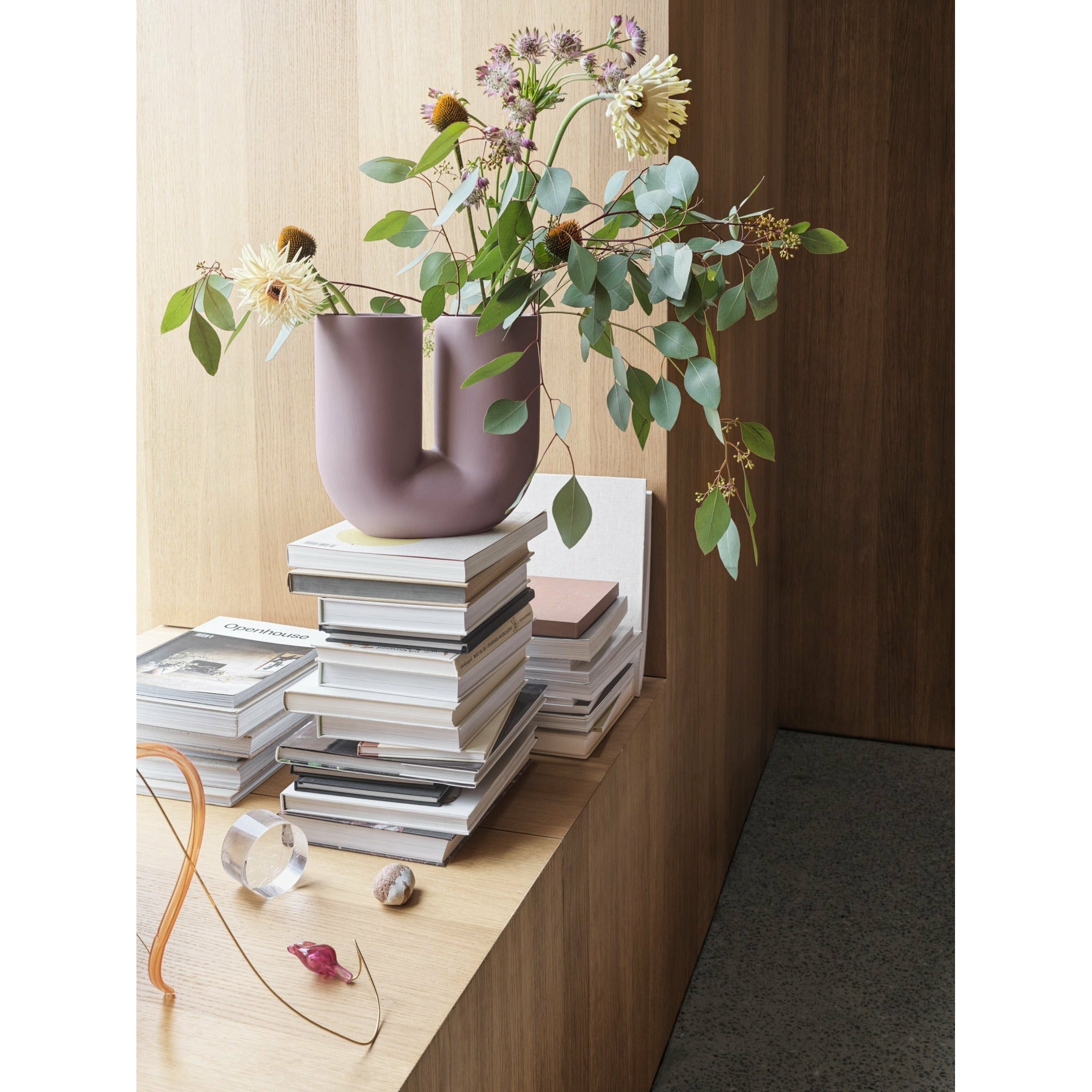 Muuto Kink Vase, Staubiges Flieder