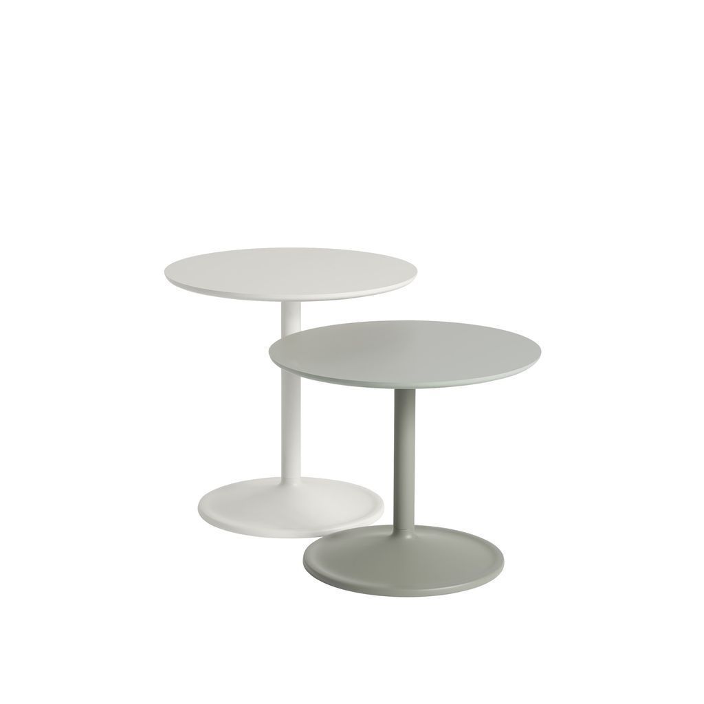 Muuto Table d'appoint douce Øx H 41x40 cm, vert poussiéreux