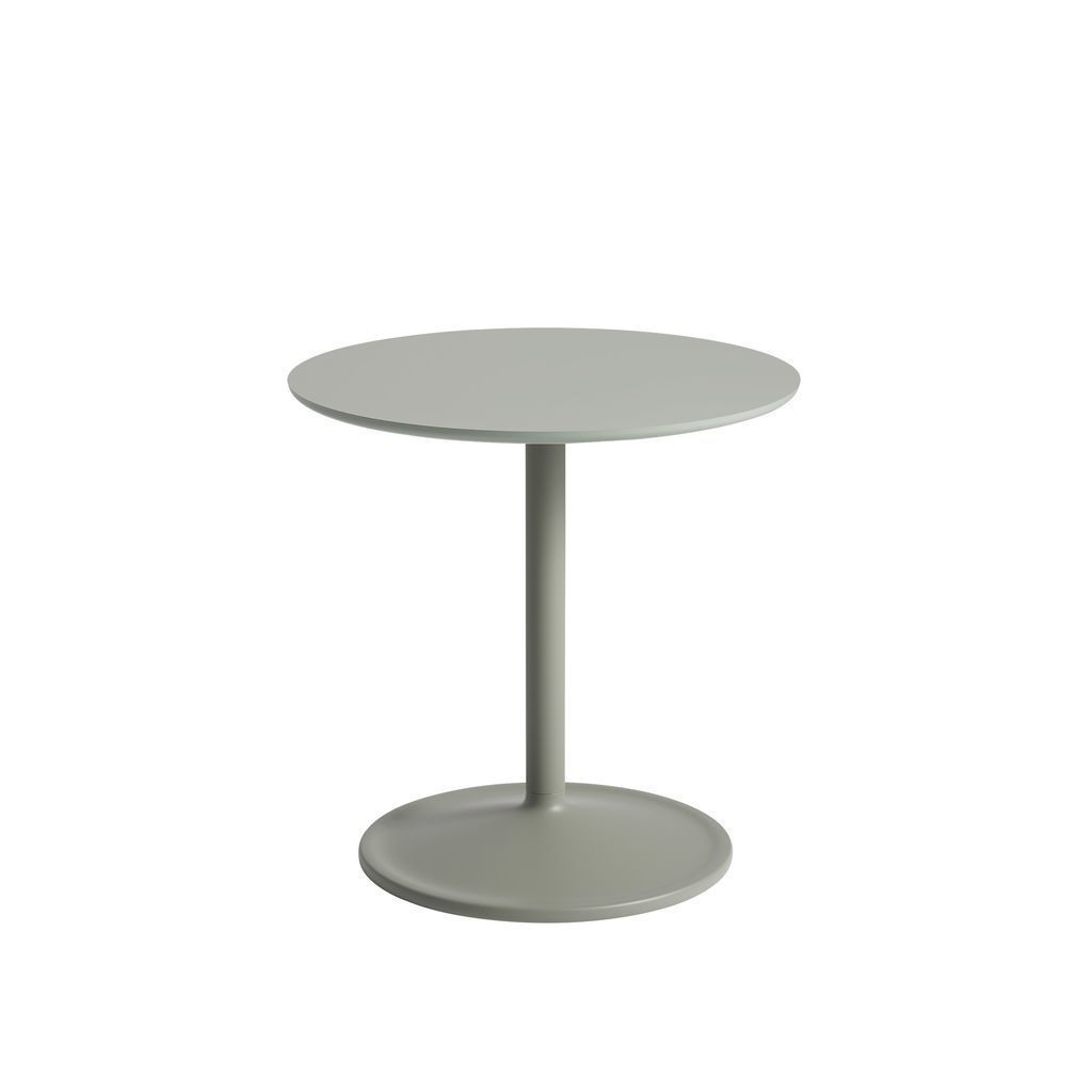 Table lateral suave muuto Øx H 48x48 cm, verde polvoriento